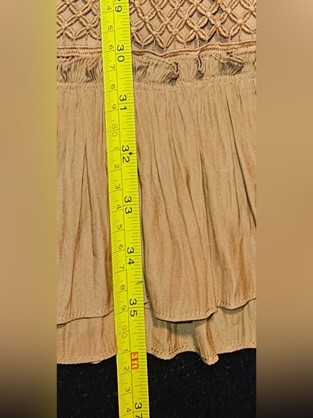 Ramy Brook Cara Dress Size S Light Cognac NWT - Picture 6 of 10